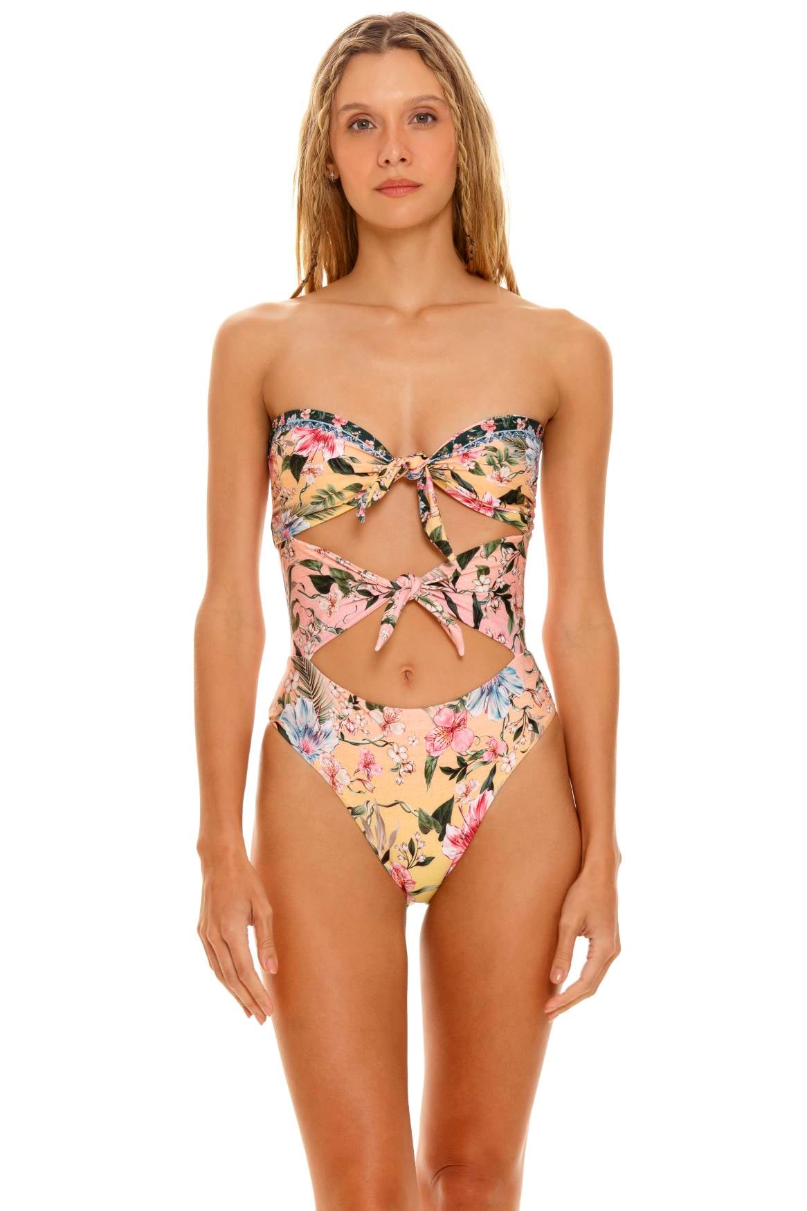 Carrie One Piece Cut-Out Sally Agua Bendita