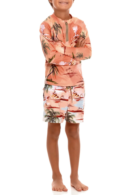 Noah Rashguard Kids Luau Agua Bendita