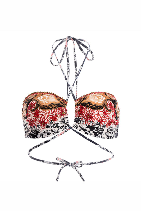 Belly Bikini Top Handcrafted Fera Agua Bendita