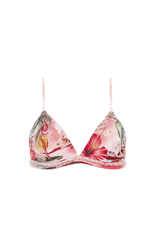 Lisa Bikini Top Handcrafted Details Luau Agua Bendita