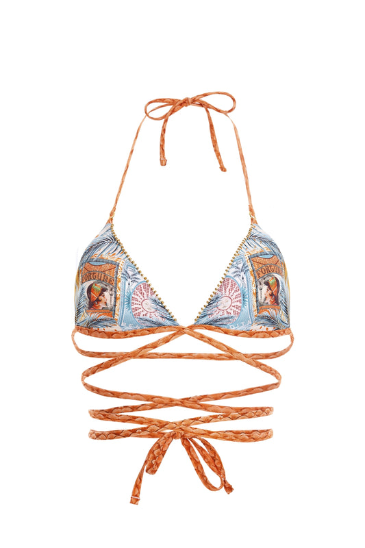 Filipa Top Reversible Handmade Details Arabella Agua Bendita