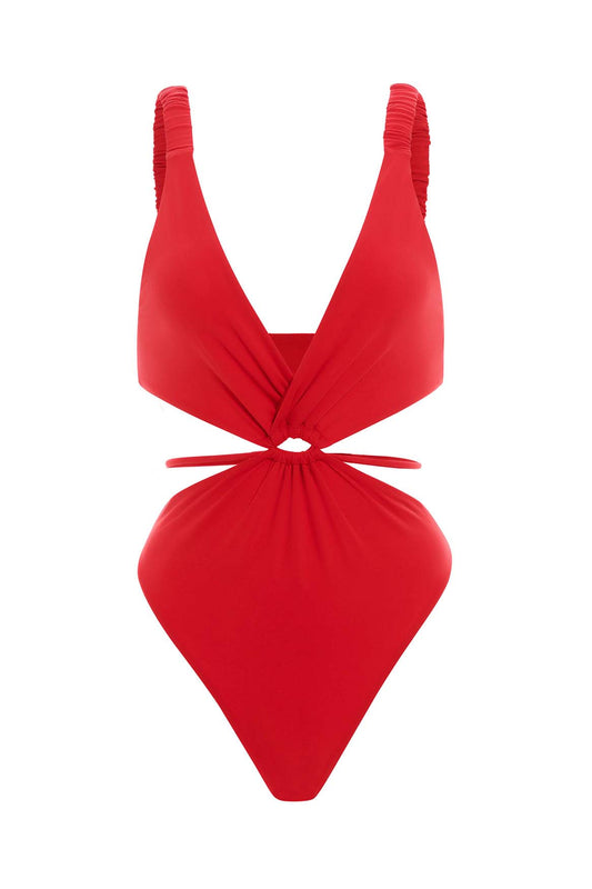 Danielle One piece (Red) Bouk Agua Bendita