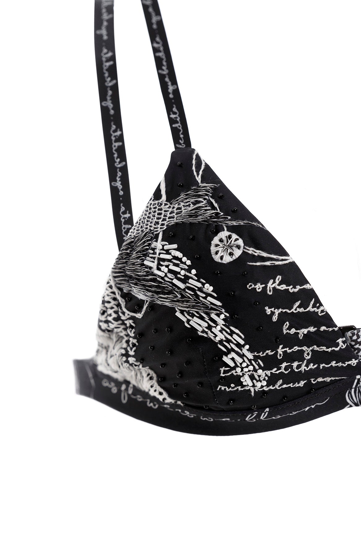 EMBROIDERED LISA BIKINI TOP
