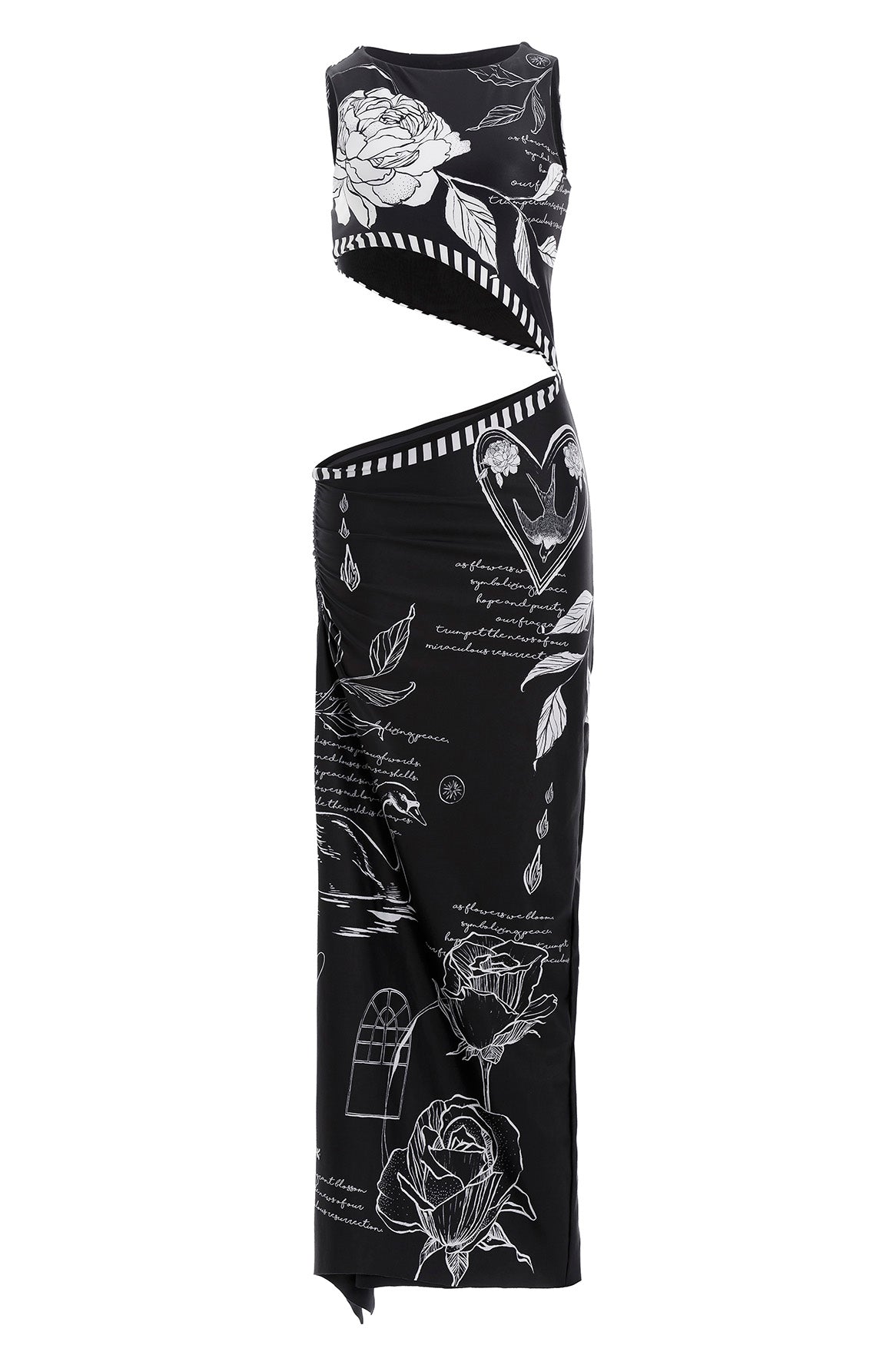MASSAI ASYMMETRICAL DRESS