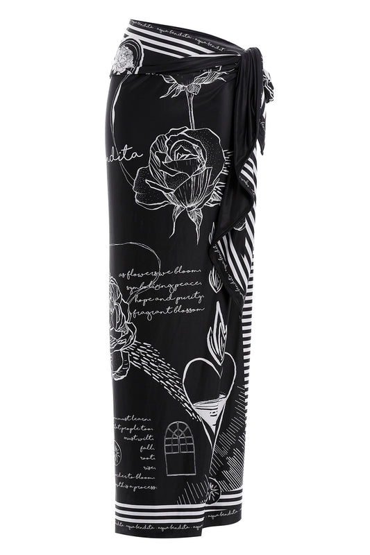 Zaira Dress Thoughts Agua Bendita