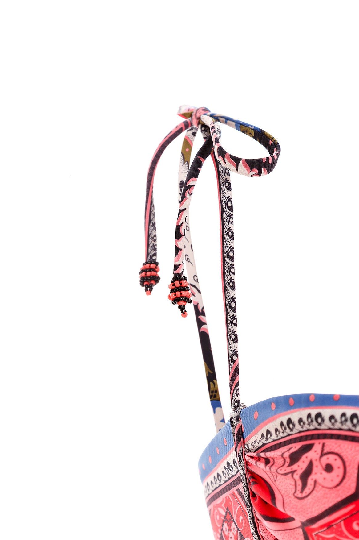 EMBROIDERED DONNA BIKINI TOP