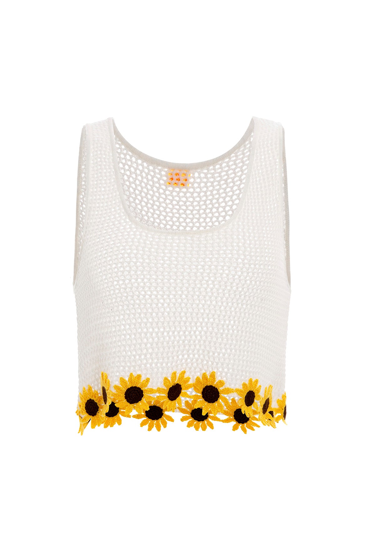 EMBROIDERED BRIT CROP TOP