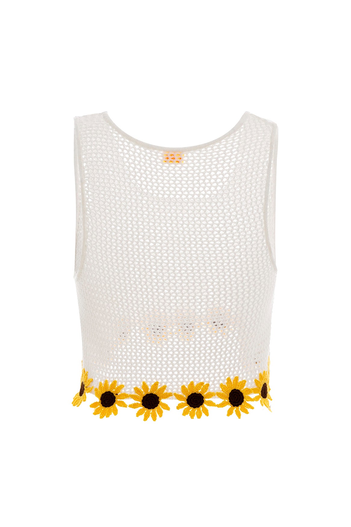 EMBROIDERED BRIT CROP TOP