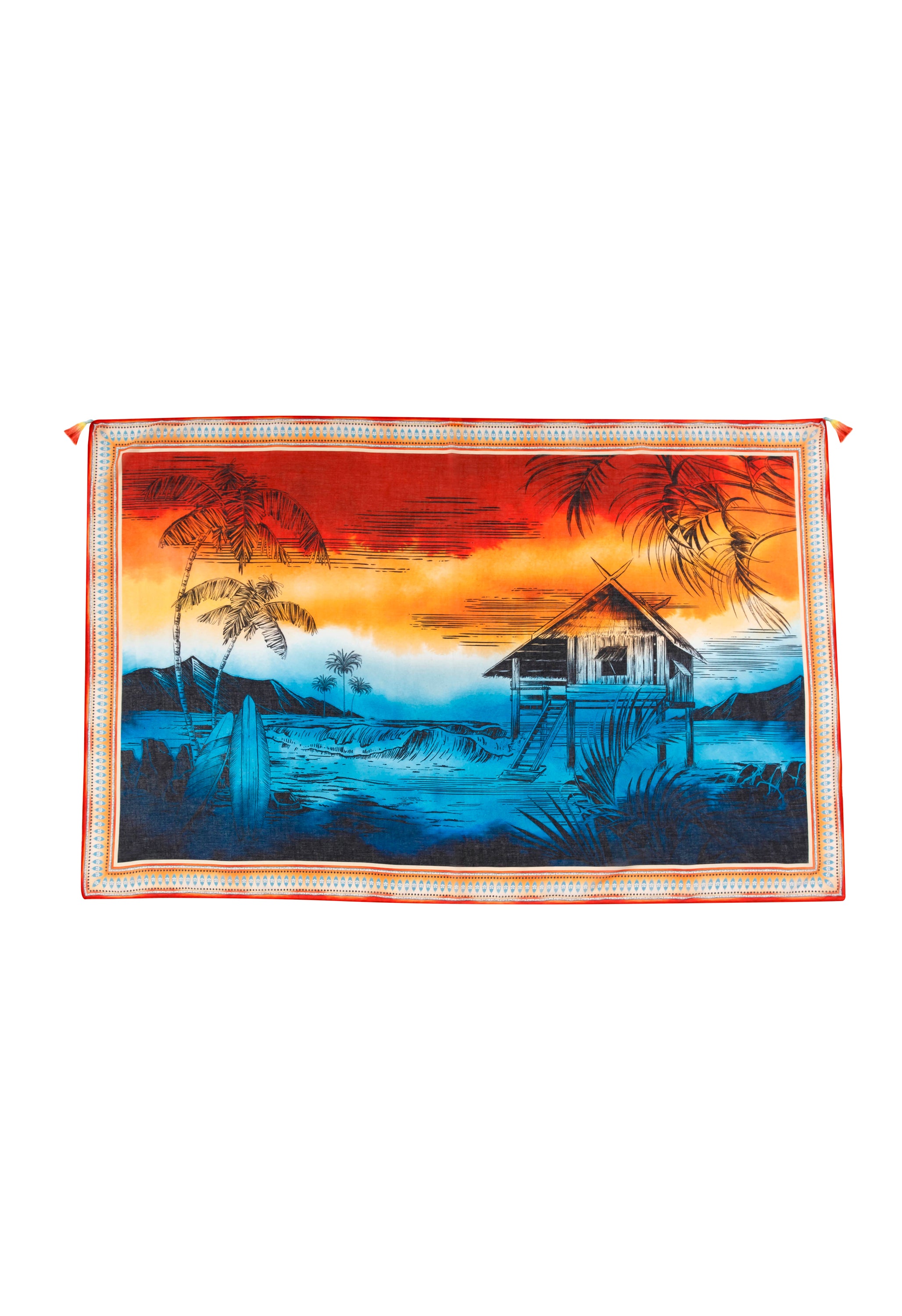 Agua Bendita Marine Sarong Cover Up