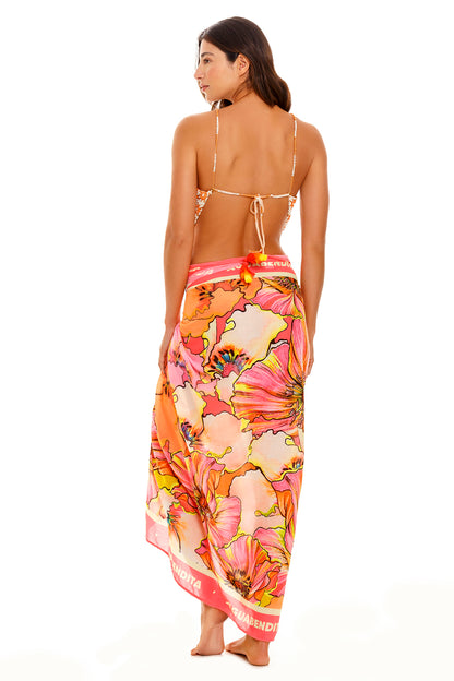 Marine Pareo Cover-up Praia Agua Bendita