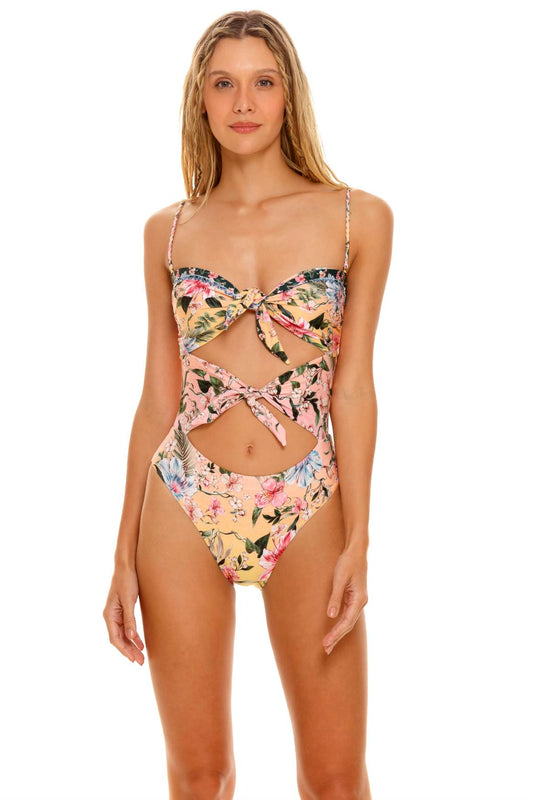 Carrie One Piece Cut-Out Sally Agua Bendita