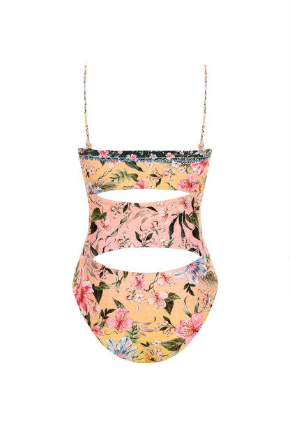 Carrie One Piece Cut-Out Sally Agua Bendita