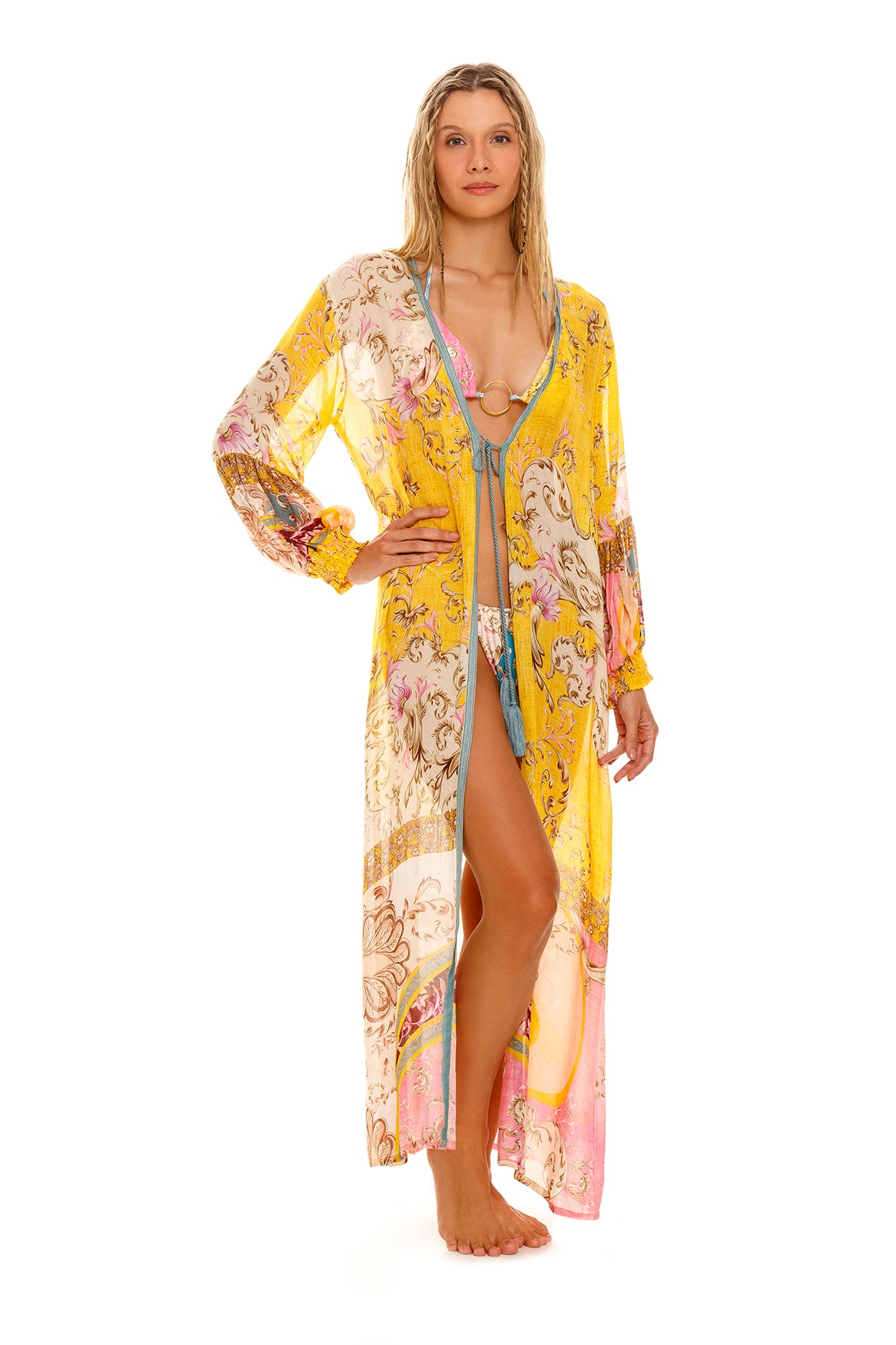 Isabelle Tunic Cover-up Merzin Agua Bendita