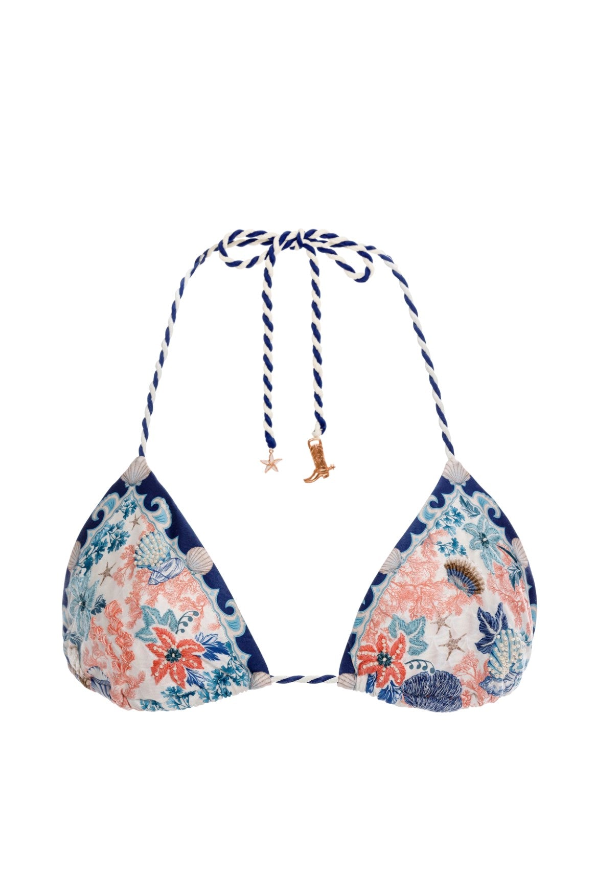 Lolita Bikini Top Embroidered Sereia Agua Bendita