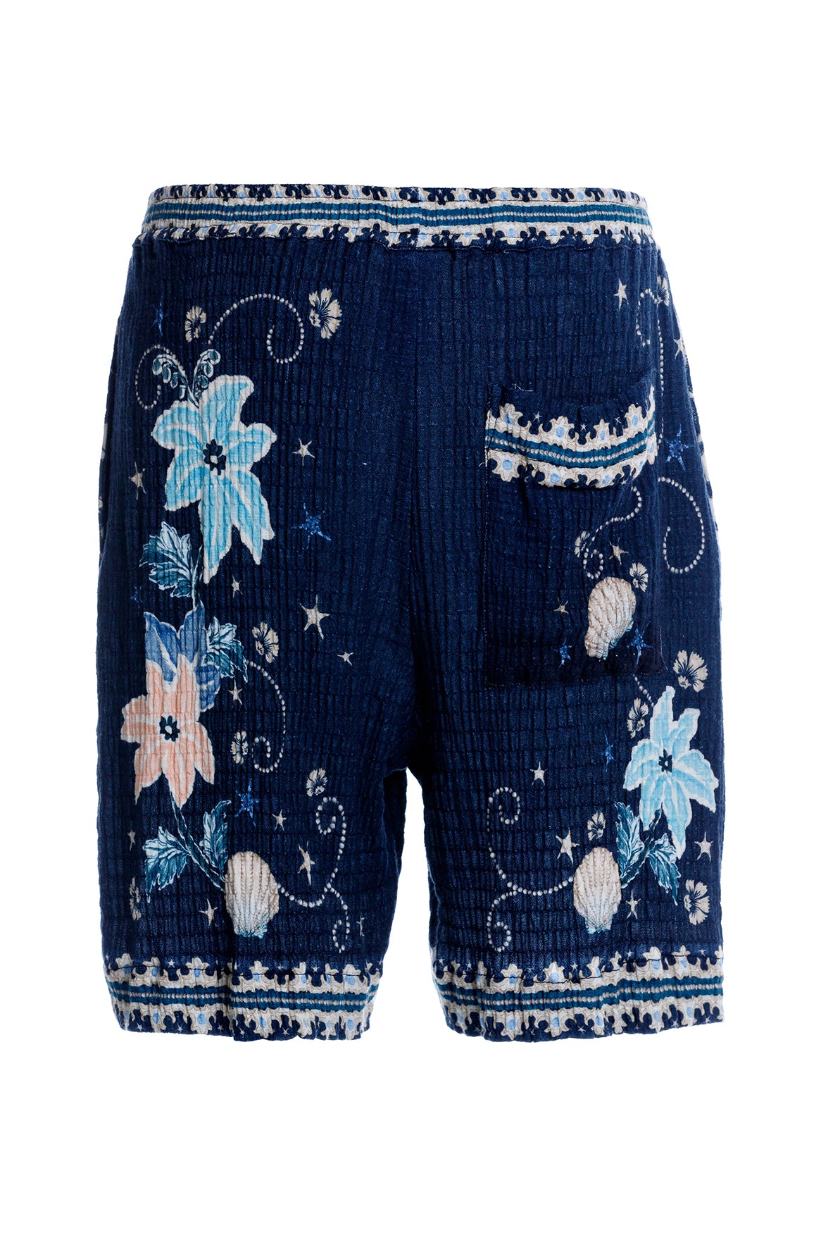 Malaga Shorts Handmade Crochet Sereia Agua Bendita