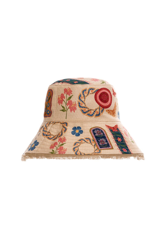 Shinny Bucket Hat Reversible Fiore Agua Bendita