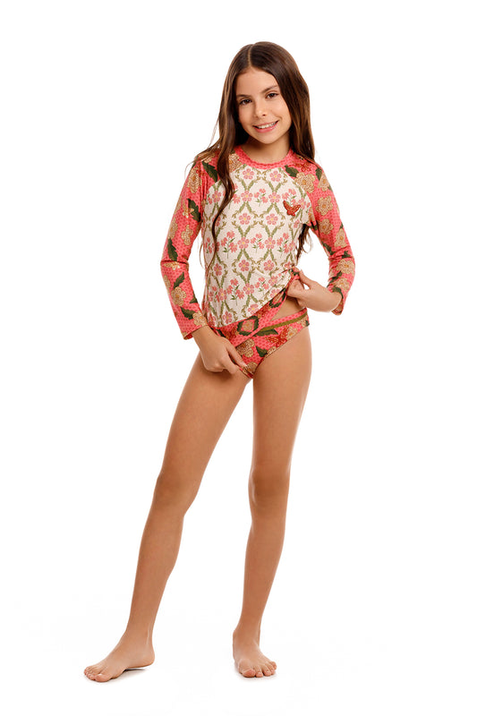 Lackie Rashguard Set Kids Fiore Agua Bendita