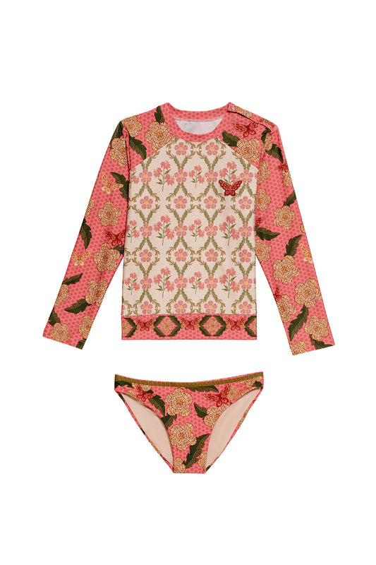 Lackie Rashguard Set Kids Fiore Agua Bendita