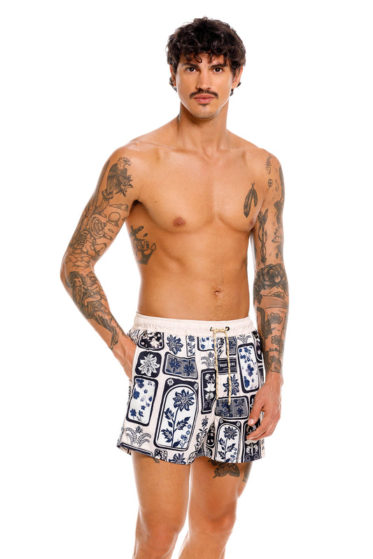 Cassius Trunks Men Batik Agua Bendita