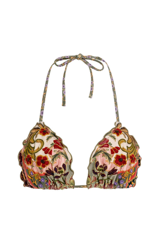 Lolita Bikini Top Embroidered Aura Agua Bendita