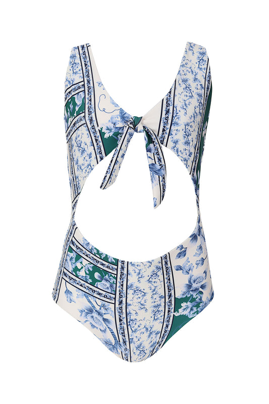 Ilana One Piece Reversible Kids Ivy Agua Bendita