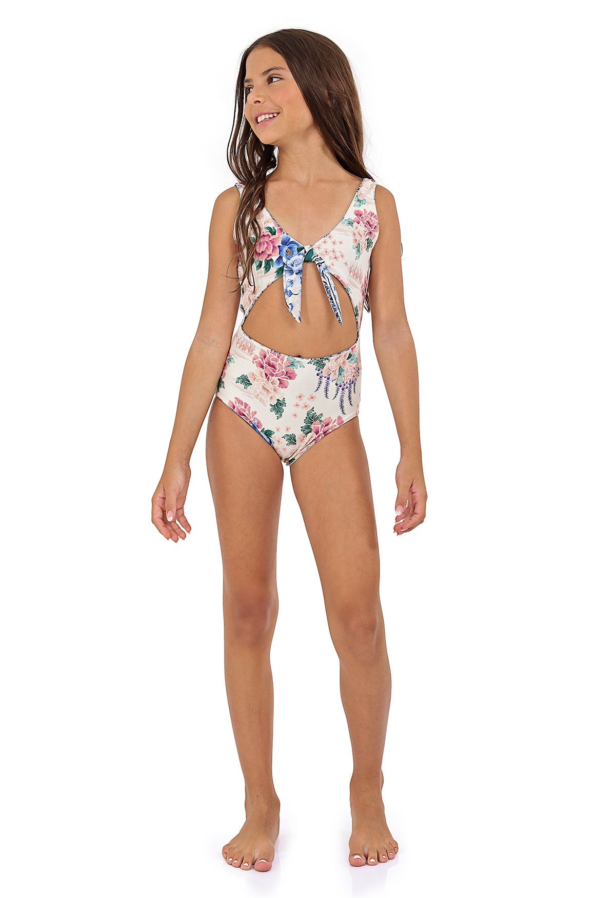 Ilana One Piece Reversible Kids Ivy Agua Bendita