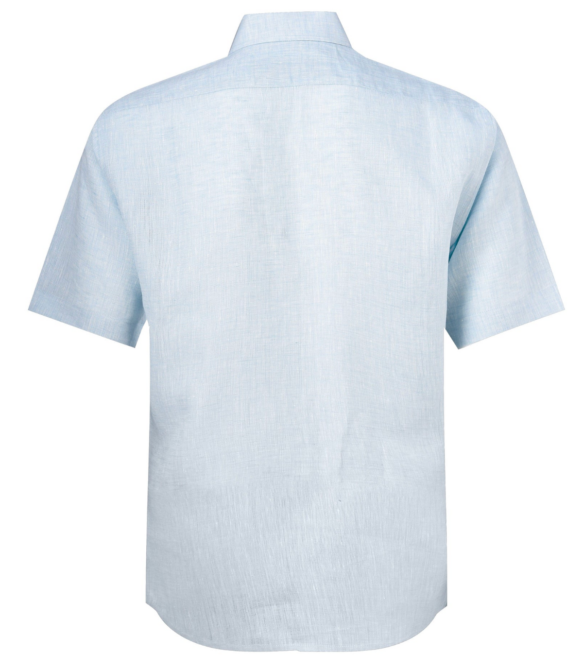 Linen Shirt Short Sleeve Blue Pieter Petros