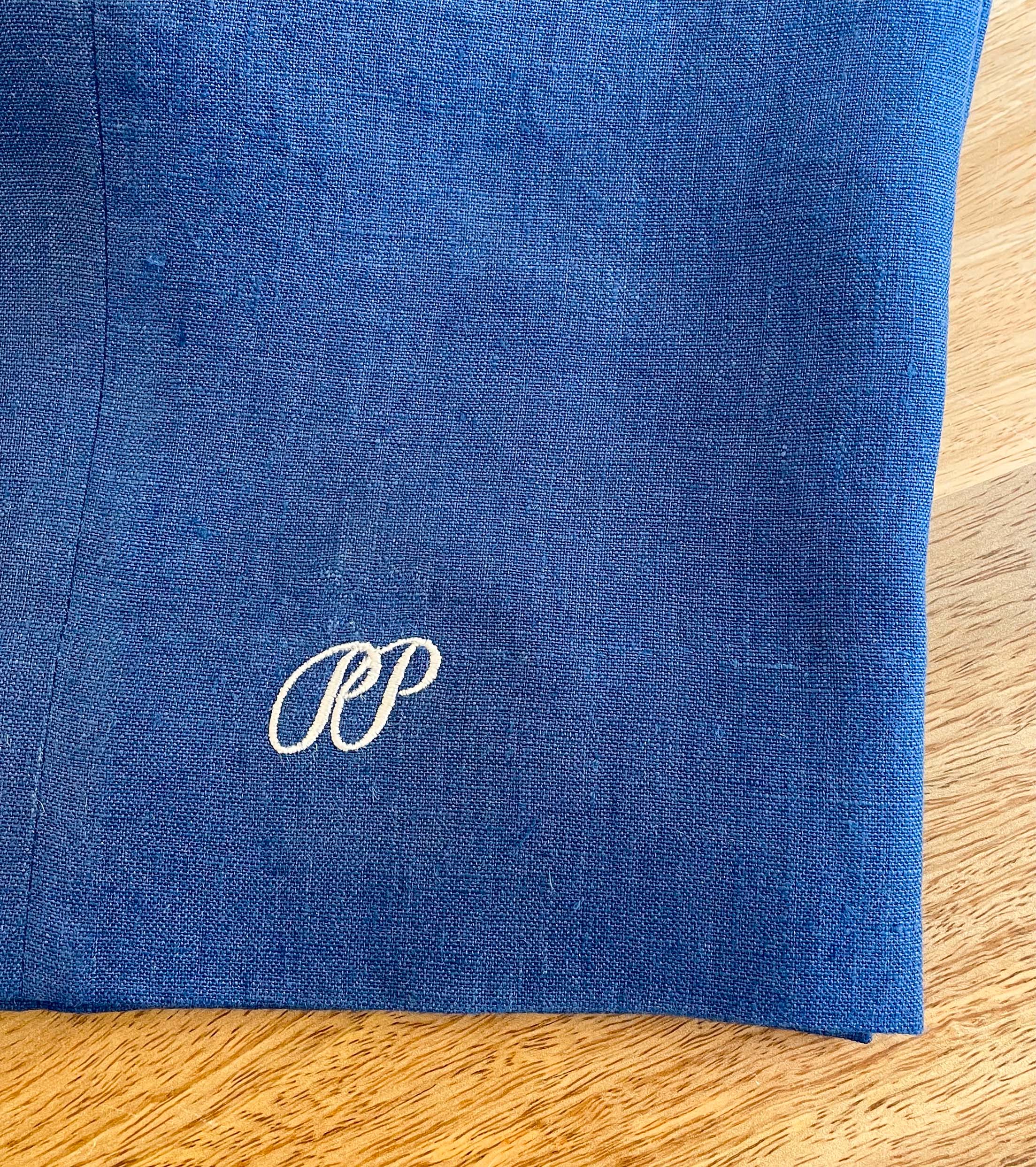 Pieter Petros Linen Shorts Blue