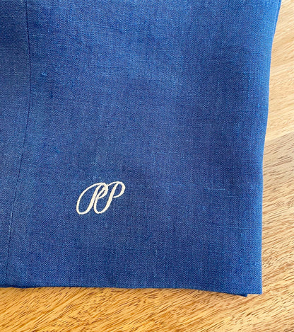 Linen Short Blue Pieter Petros