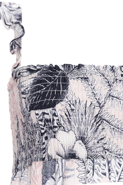 Leandra Dress Long Helios Agua Bendita