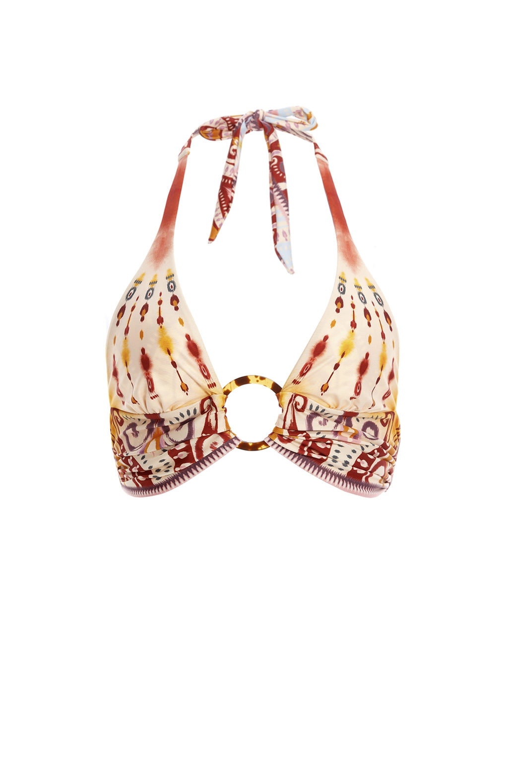 Agua Bendita Loto Bikini Top New Silhouette Reversible