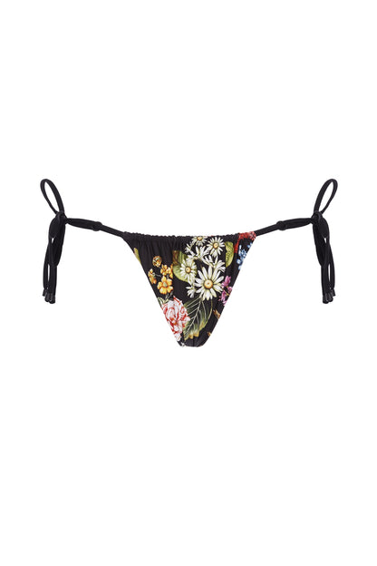 Aldana Bikini Bottom Ring Side Moss Agua Bendita