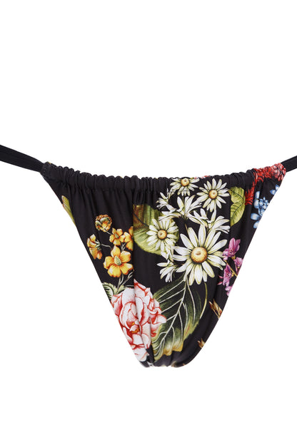 Aldana Bikini Bottom Ring Side Moss Agua Bendita