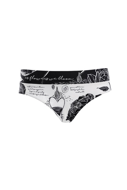 Sydelle Bikini Bottom Reversible Thoughts Agua Bendita