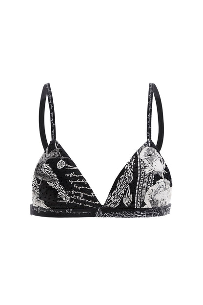 Lisa Bikini Top Embroidered Thoughts Agua Bendita