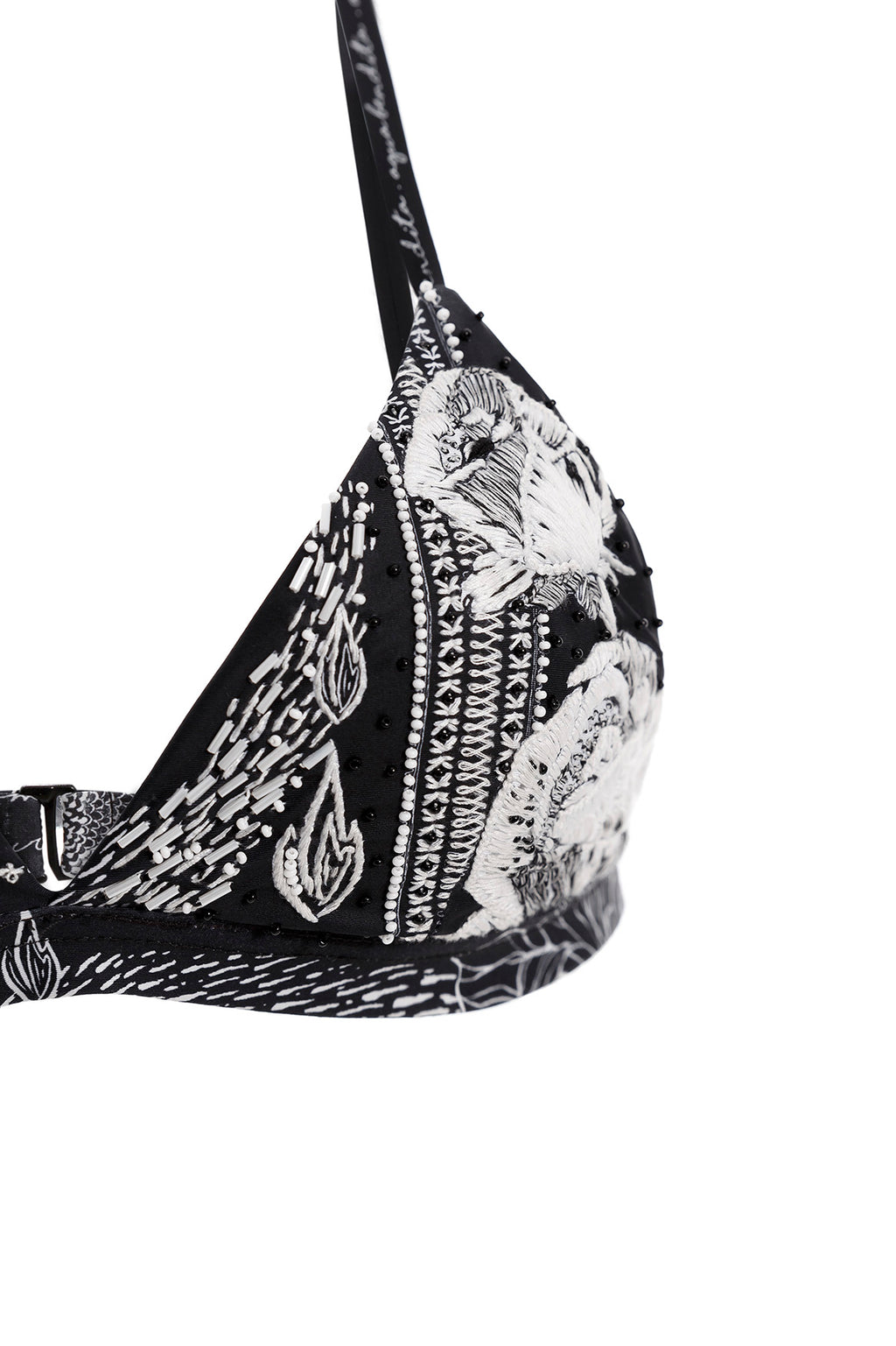 Agua Bendita Lisa Bikini Top Embroidered