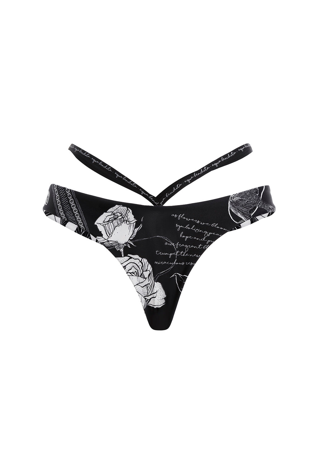 Agua Bendita Lisa Bikini Top Embroidered
