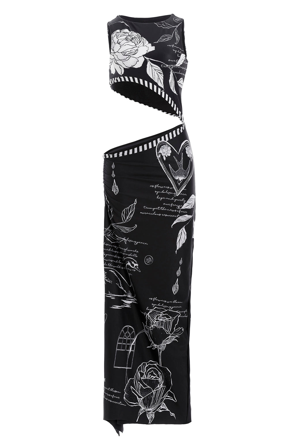 Agua Bendita Massai Dress Asymmetrical