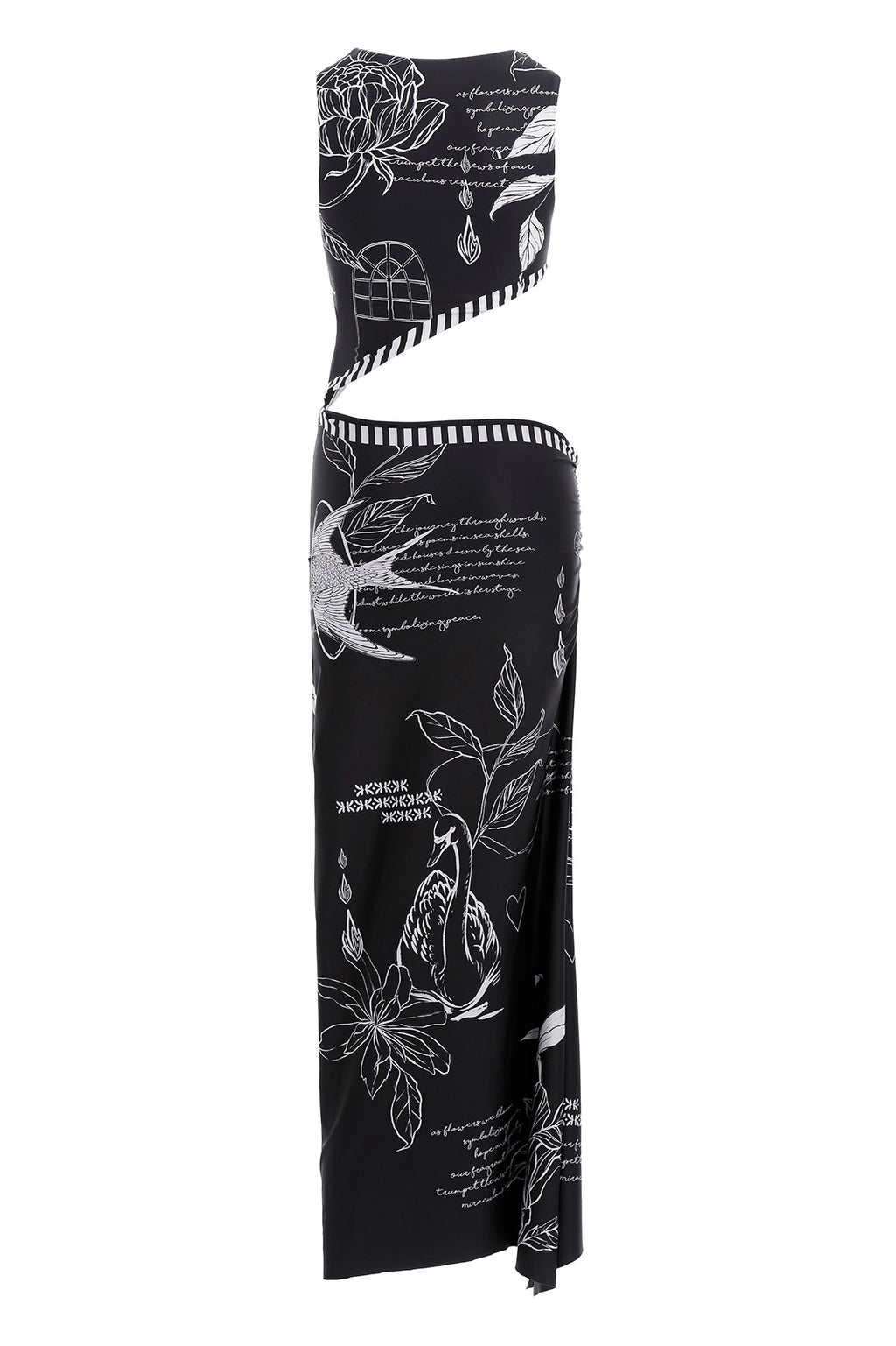 Agua Bendita Massai Dress Asymmetrical