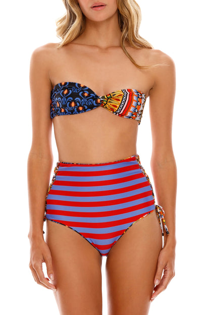 Hope Bikini Bottom Reversible Menfis Agua Bendita