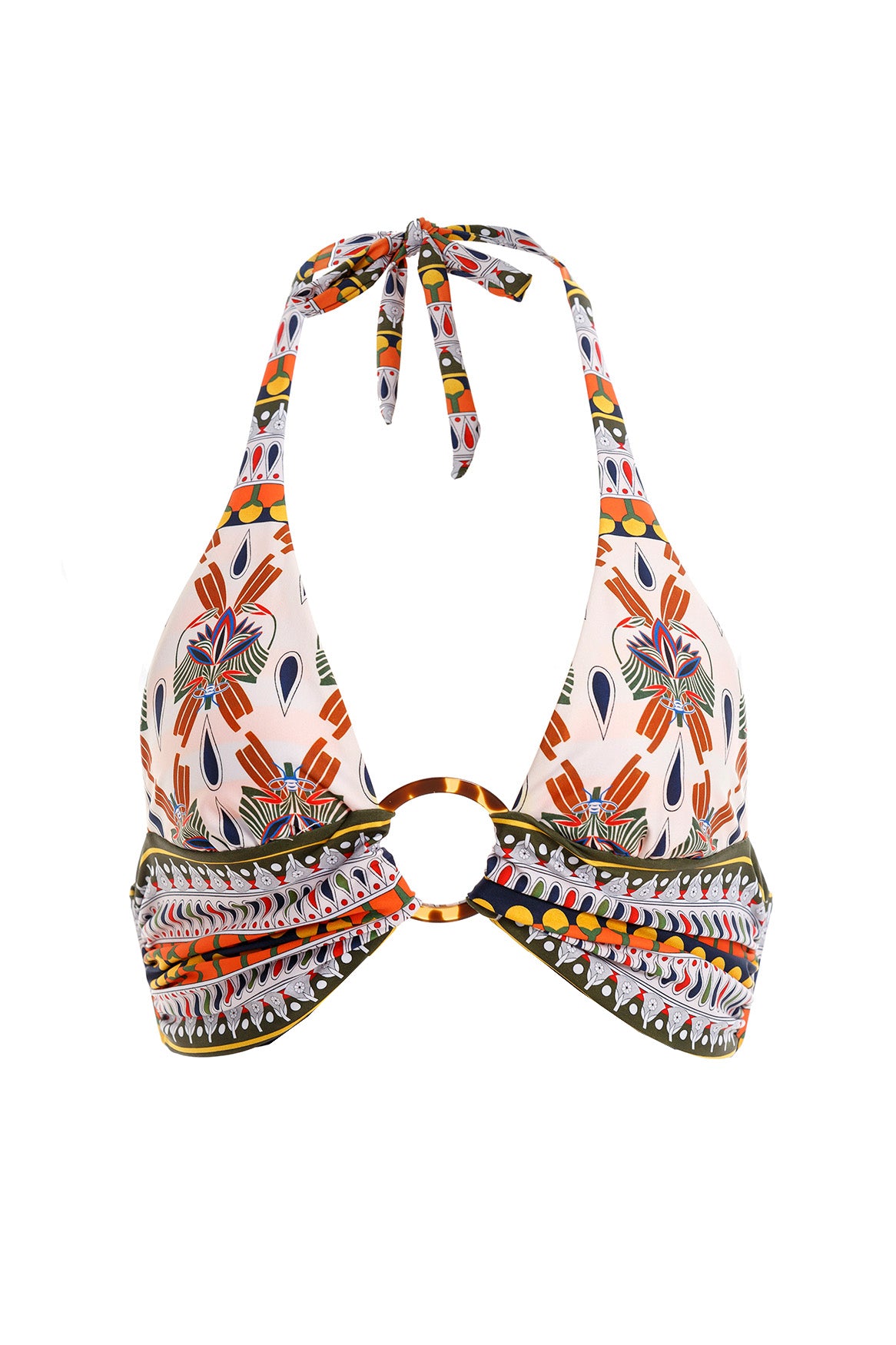 Agua Bendita Loto Bikini Top Reversible