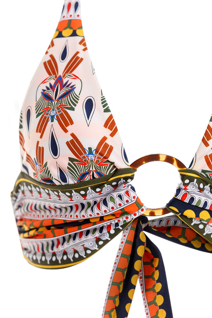 Loto Bikini Top Reversible Menfis Agua Bendita