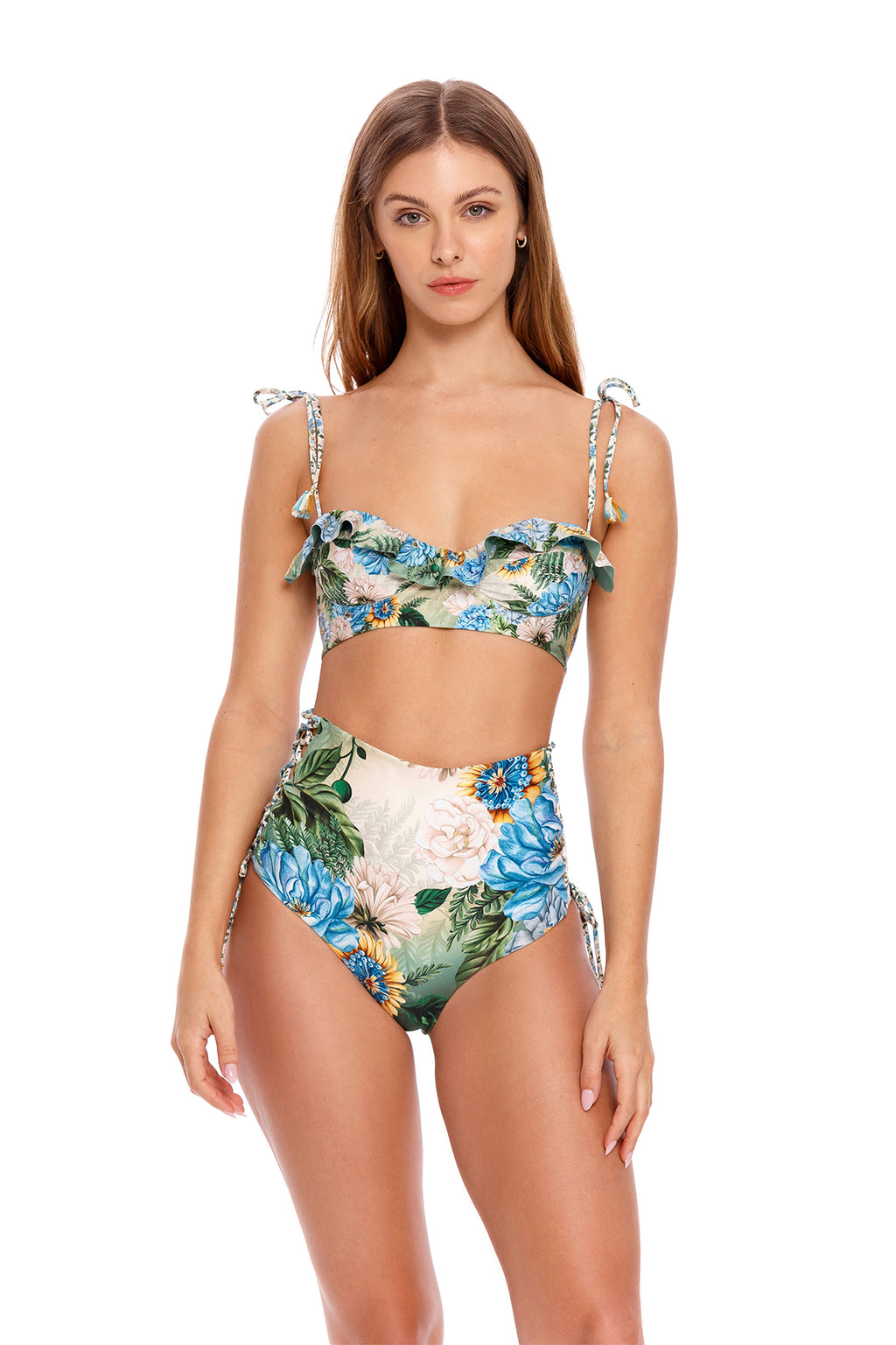 Agua Bendita Margot Bikini Top Eco with Handcrafted Details