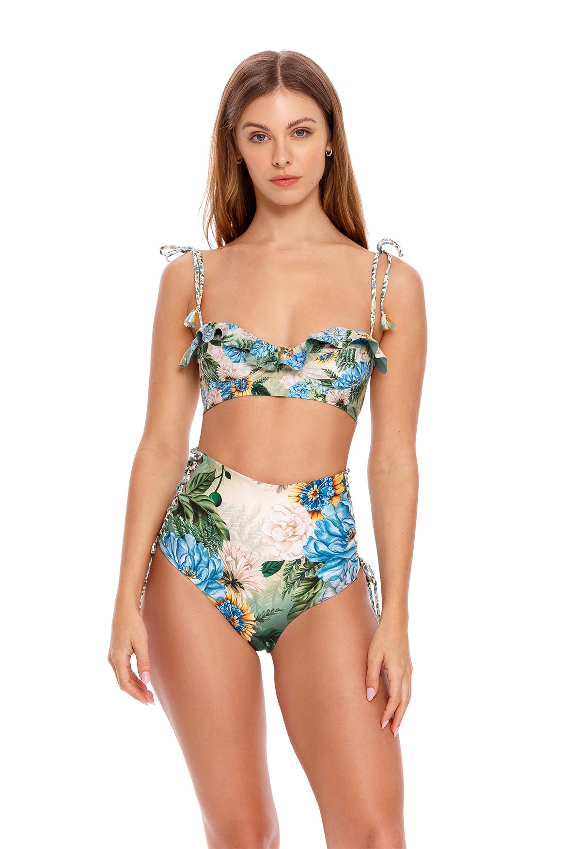 Agua Bendita Margot Bikini Top Eco with Handcrafted Details