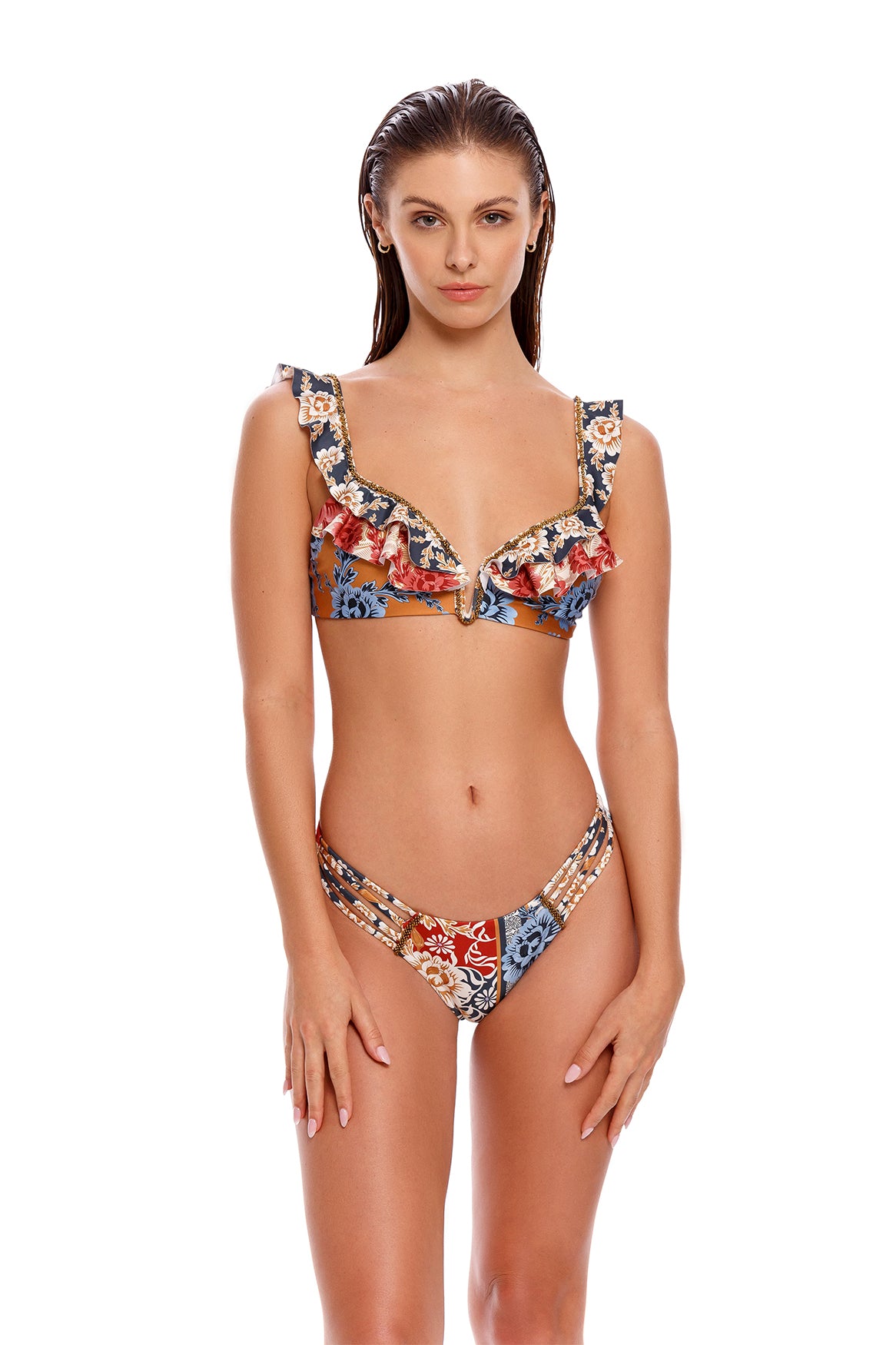 Agua Bendita Malena Bikini Top Handcrafted