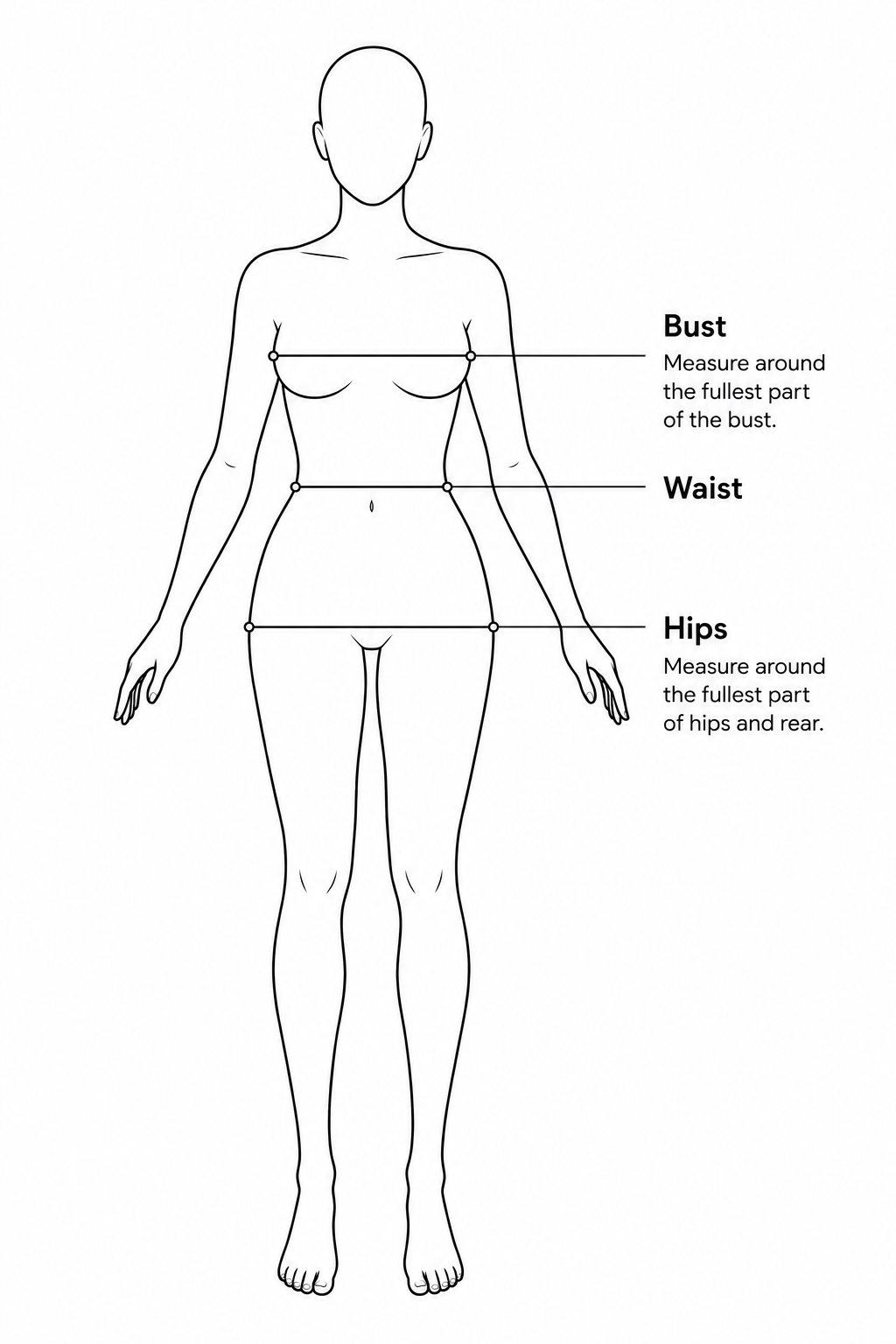 Agua Bendita bikini top and bottom measurement guide